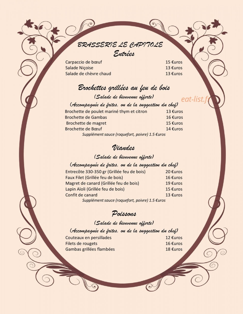 Le Capitole — carte page 1
