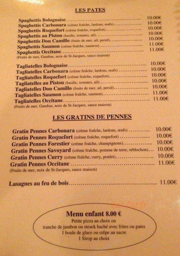 Le Don Camillo — carte page 3