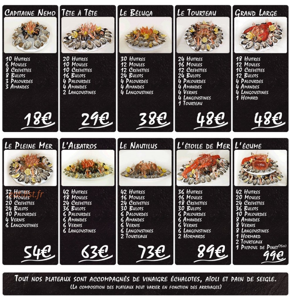 Le moussaillon — carte page 1