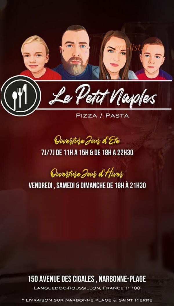 Le Petit Naples — carte page 1