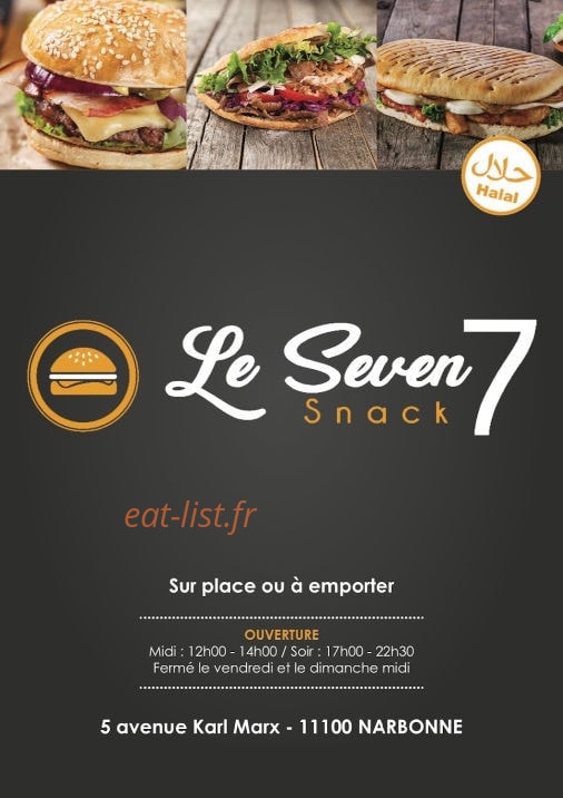 Le Seven 7 — carte page 1