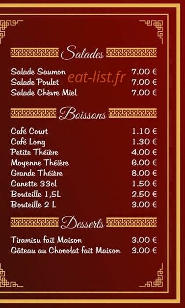 Ô Chicken Batata — carte page 4