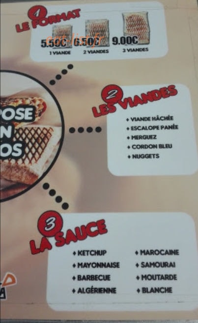 One Tacos — carte page 3