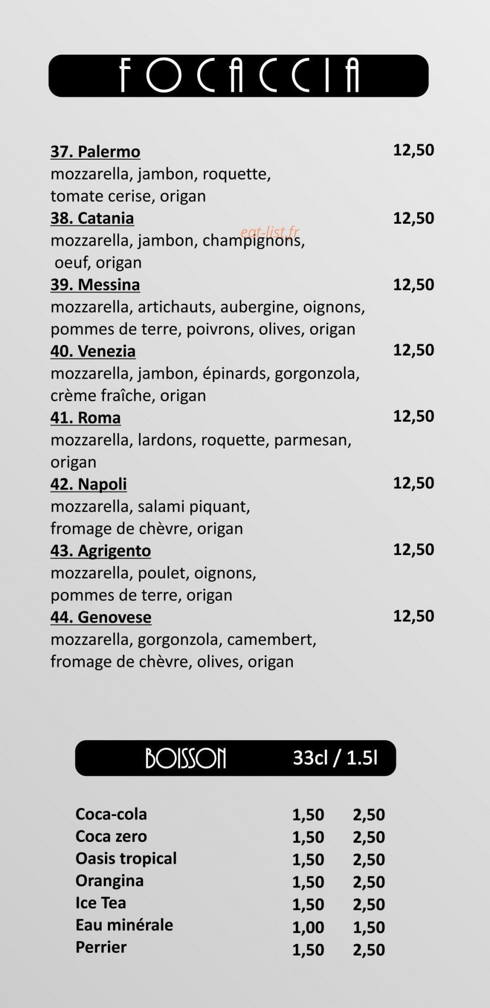 Pizza Giovanni — carte page 5