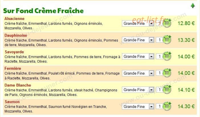 Pizza Pizza — carte page 5
