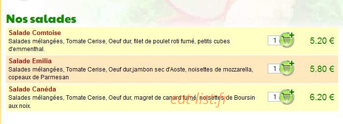 Pizza Pizza — carte page 7