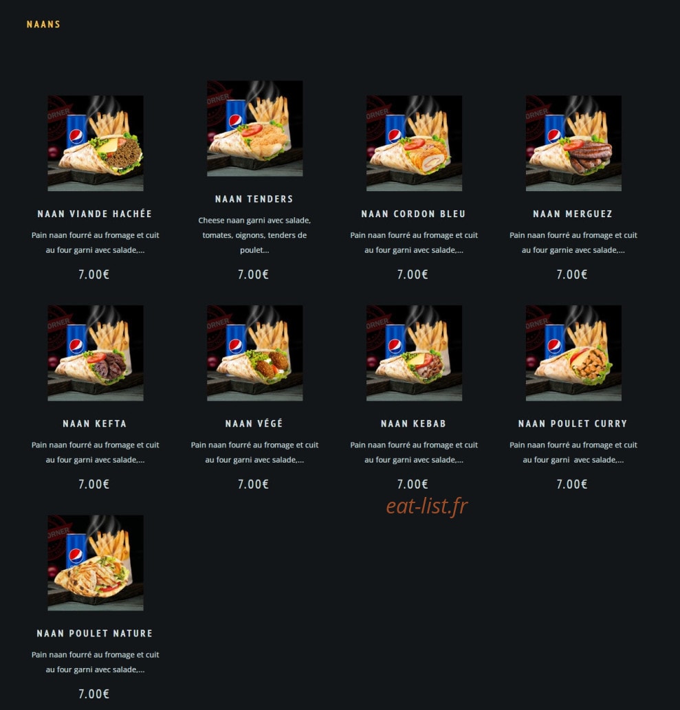 Tacos lovers — carte page 2