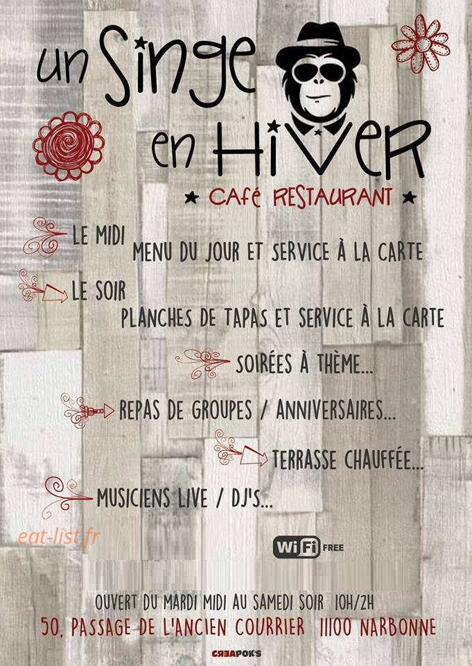 Un singe en hiver — carte page 3