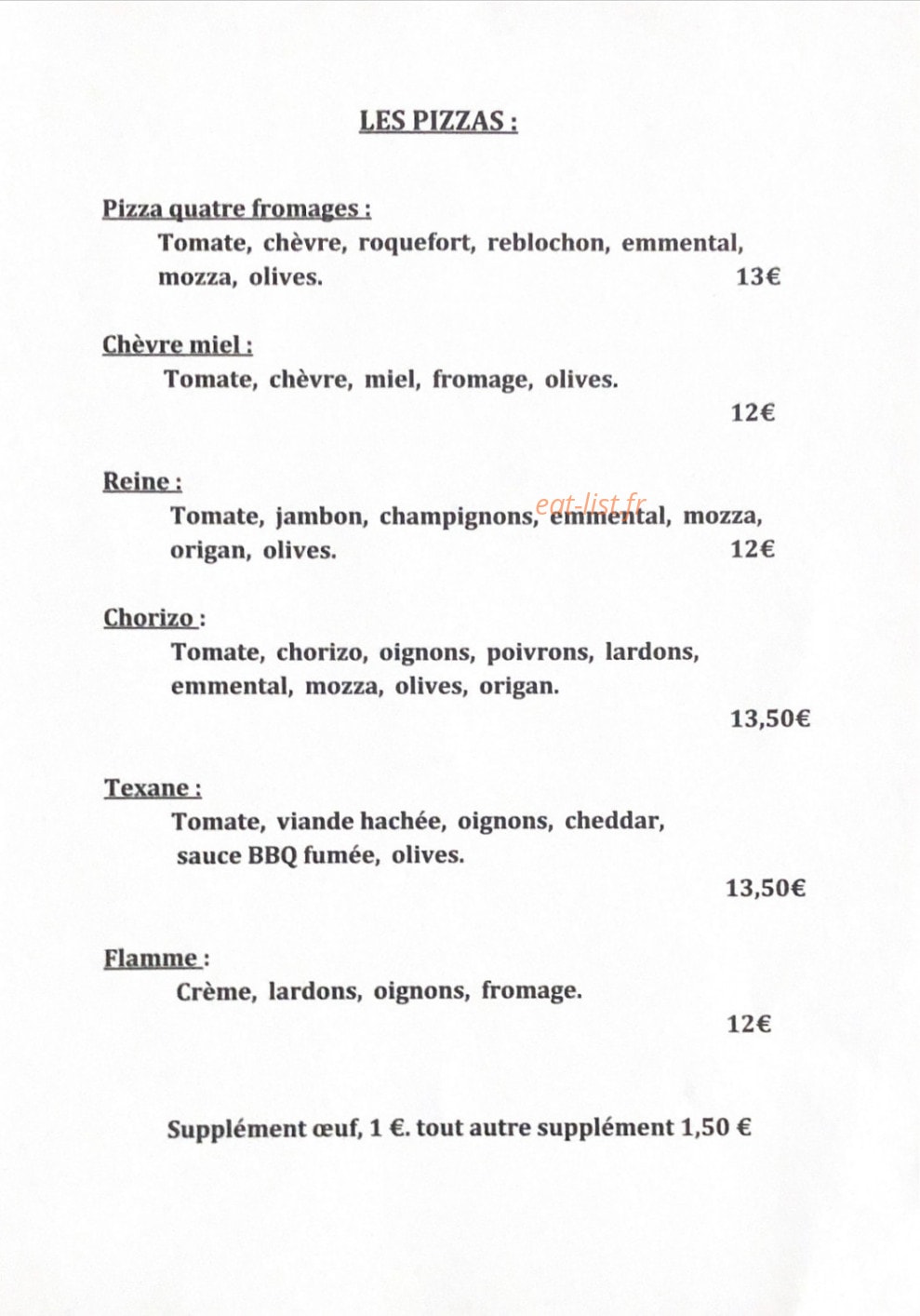 Chez Jojo et Nath — carte page 2