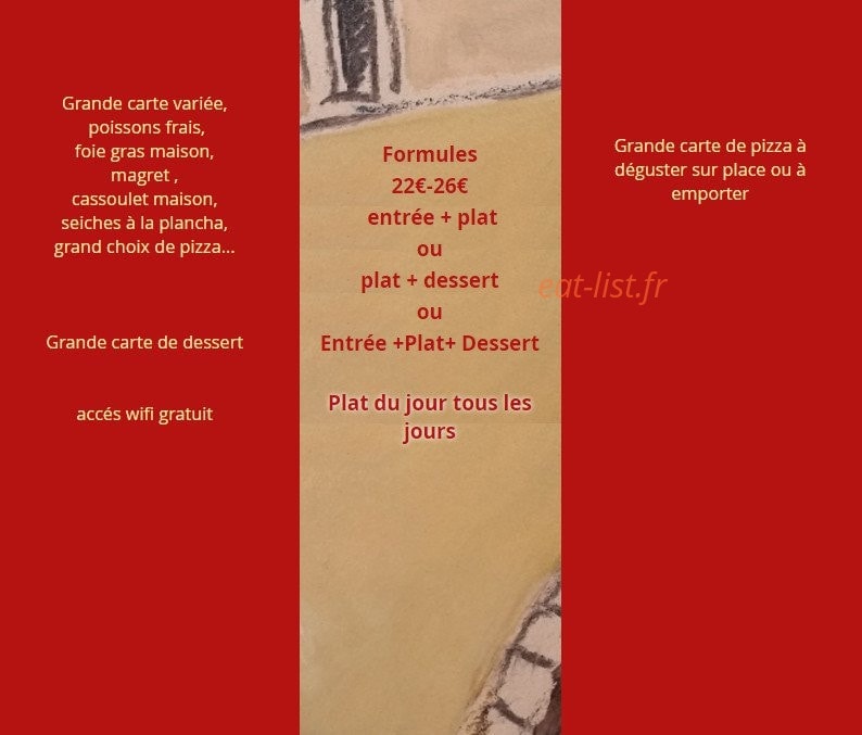 Auberge Du Somail — carte page 1