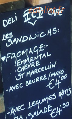 Ici Café — carte page 2