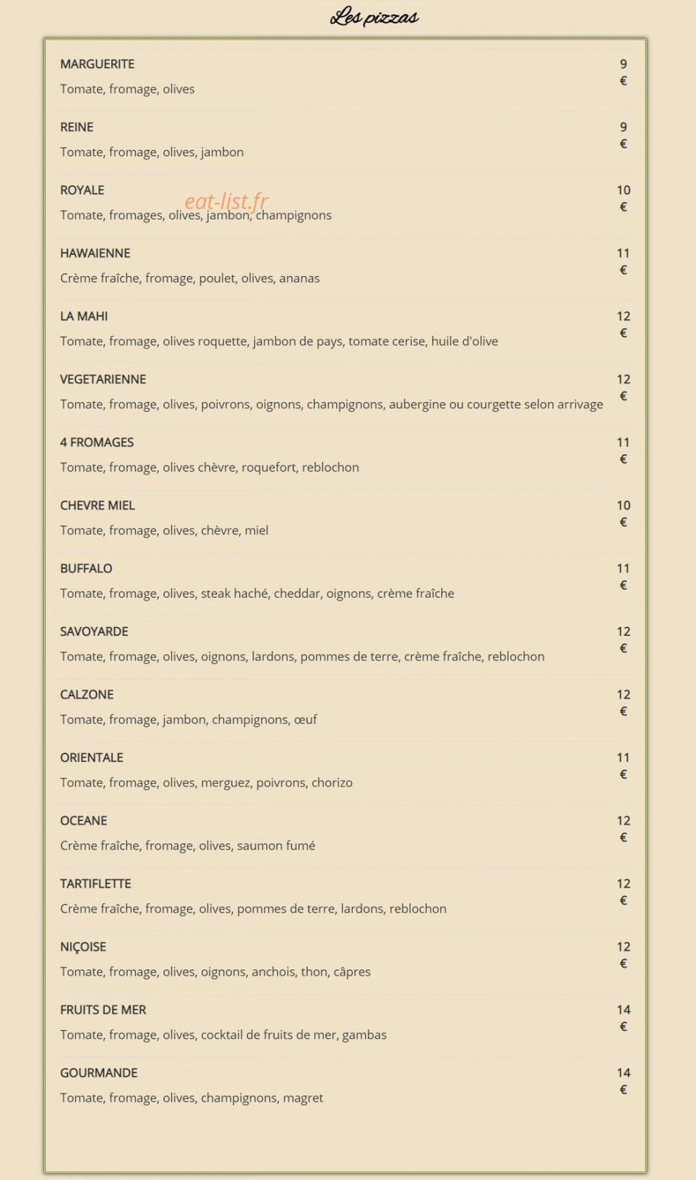 Le jardin des oliviers — carte page 6