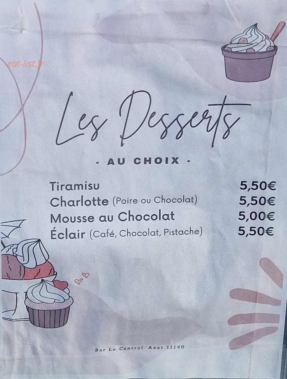 Le Central — carte page 4