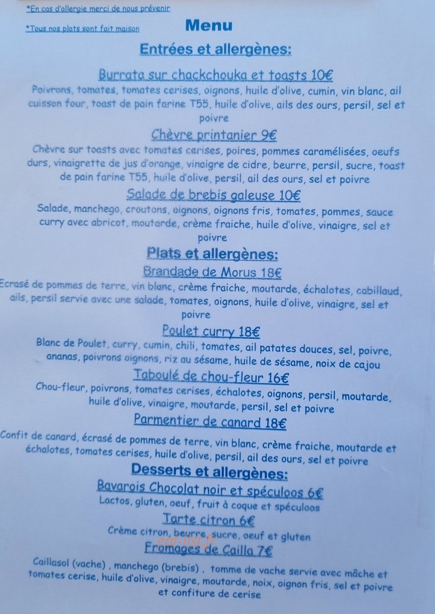 L'ApArTé — carte page 1