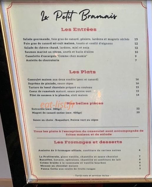 Le Petit Bramais — carte page 1