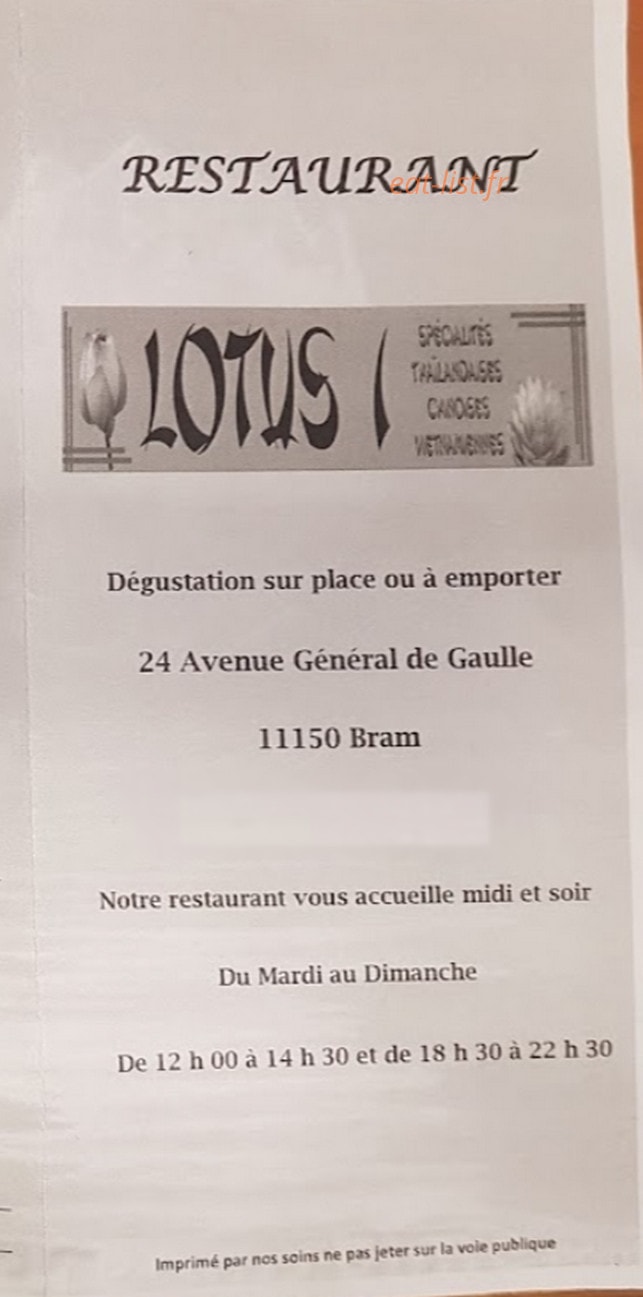 Lotus 1 — carte page 1
