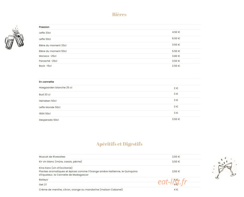 L'Escale — carte page 8