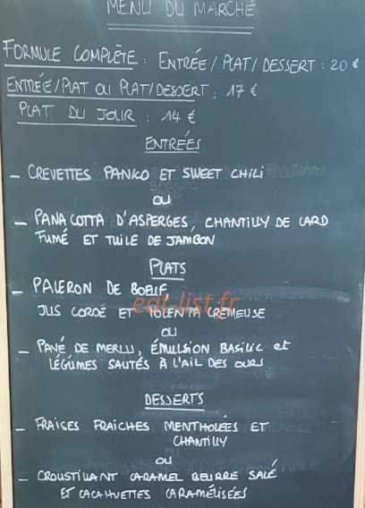 La Rencontre Café — carte page 1