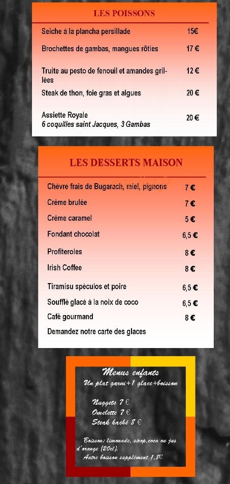 L'Hostellerie — carte page 2