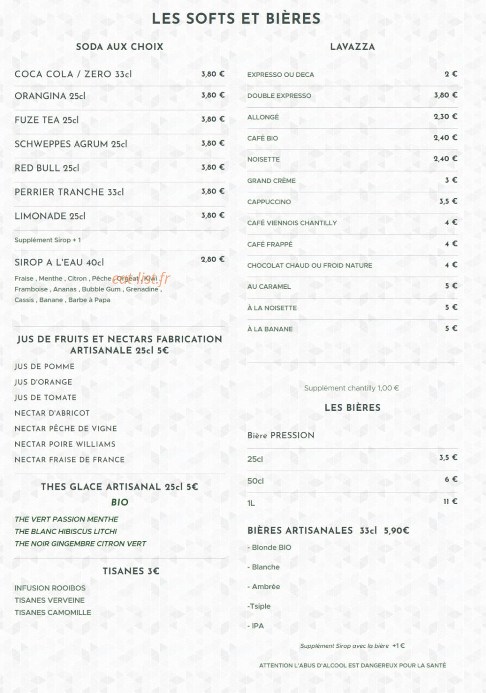 L'art des mets By côté jardin — carte page 5