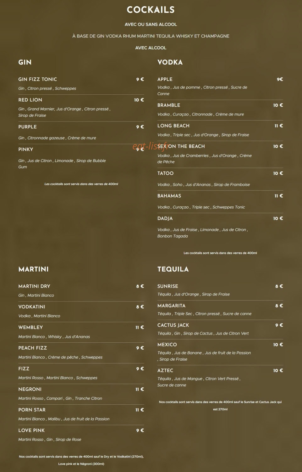 L'art des mets By côté jardin — carte page 2