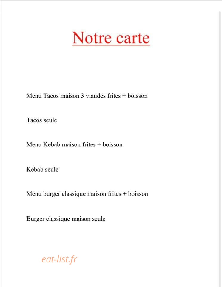 Le Grand Cafe — carte page 2