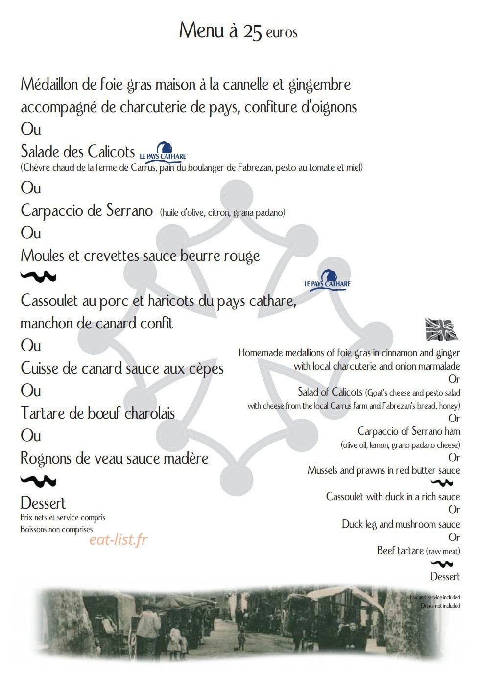 Les Calicots — carte page 2