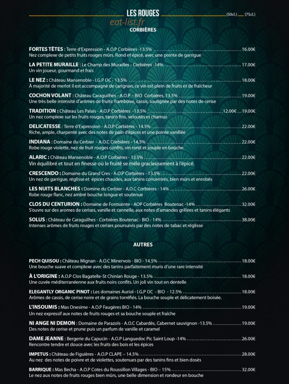 Ô Mazette — carte page 3