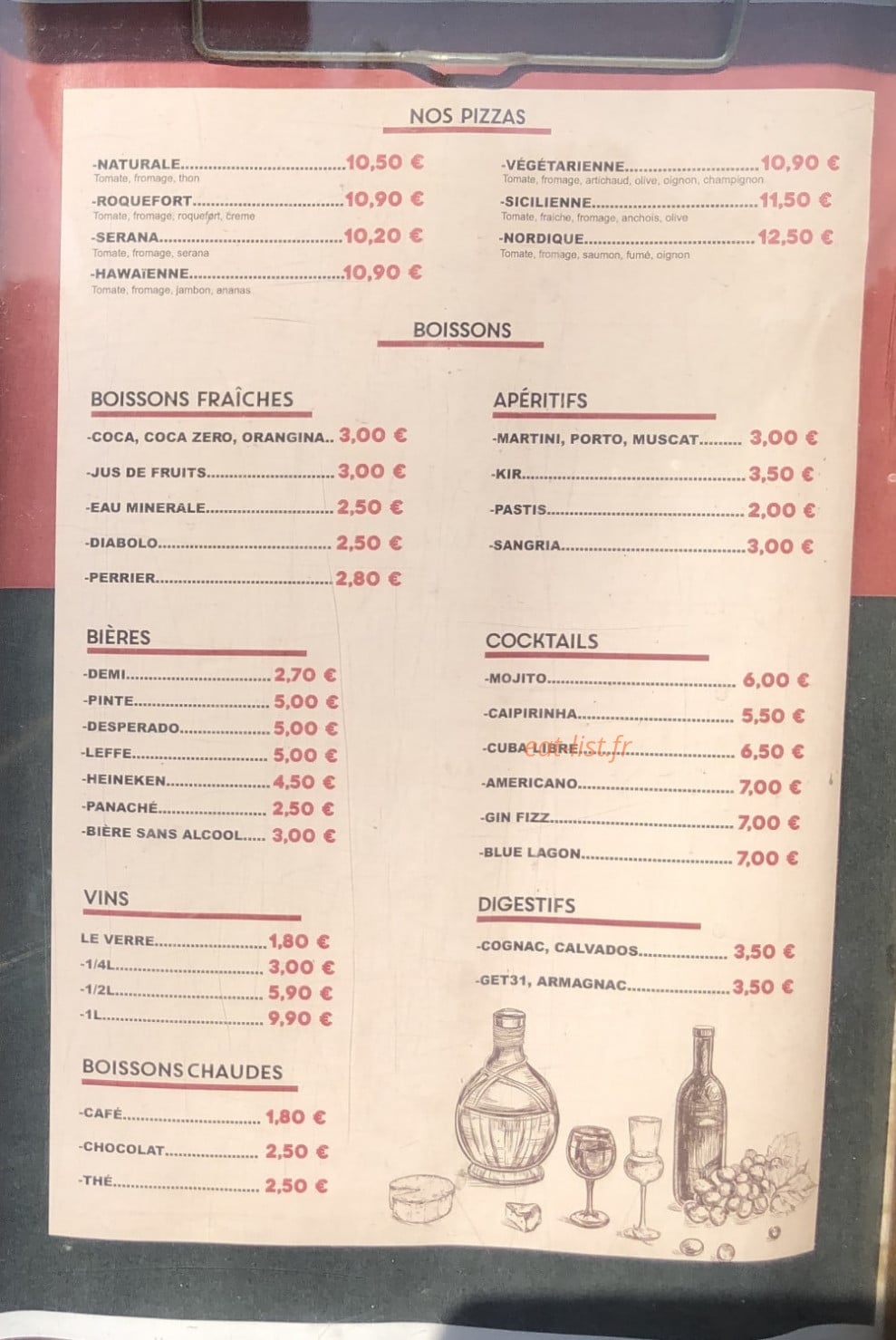 Le Rive Gauche — carte page 2