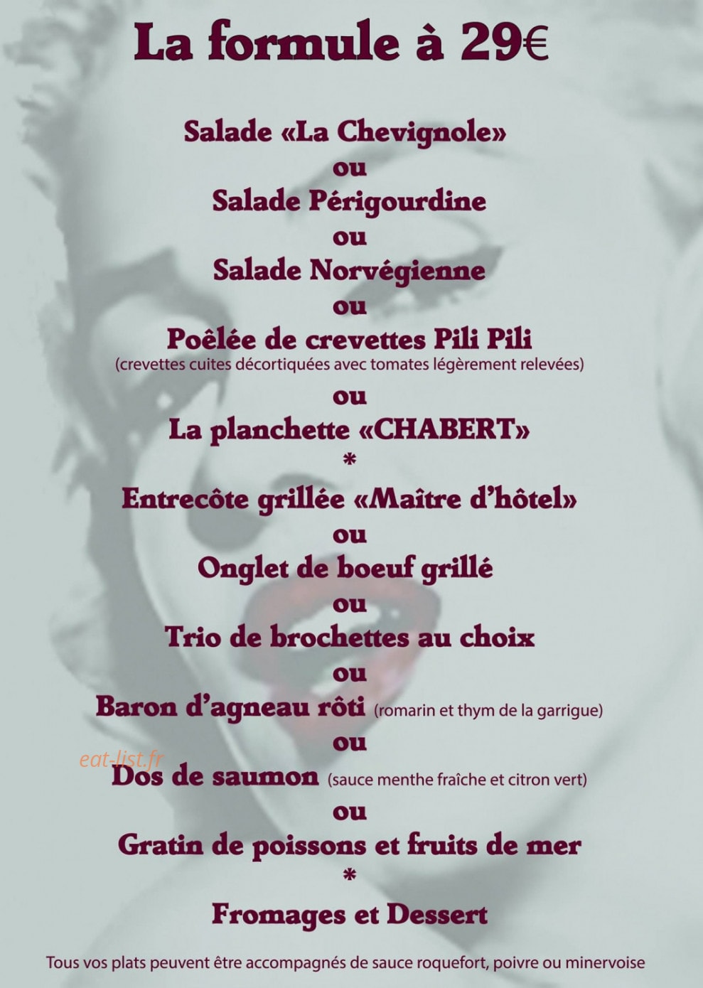 La Brasserie — carte page 2