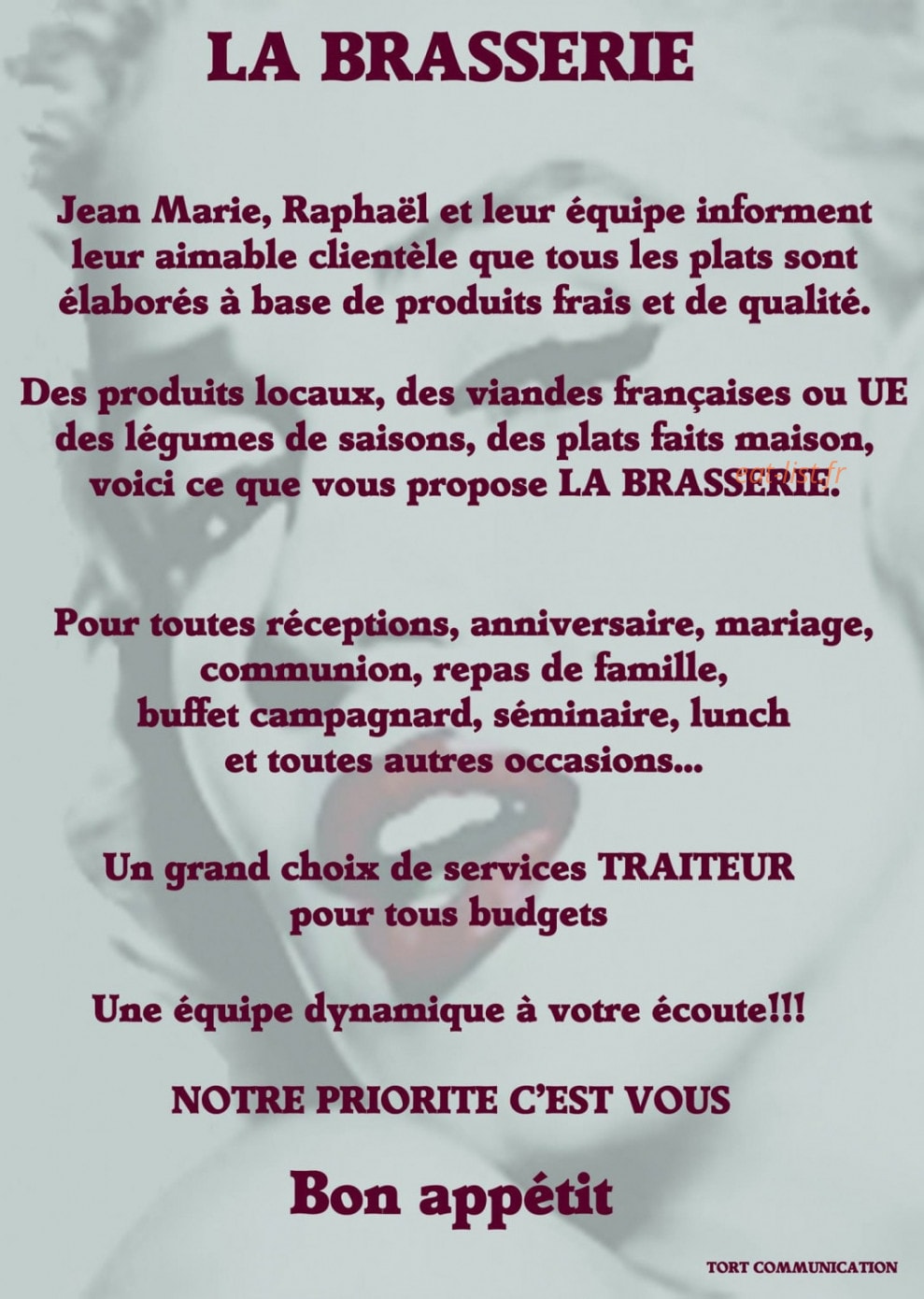 La Brasserie — carte page 8
