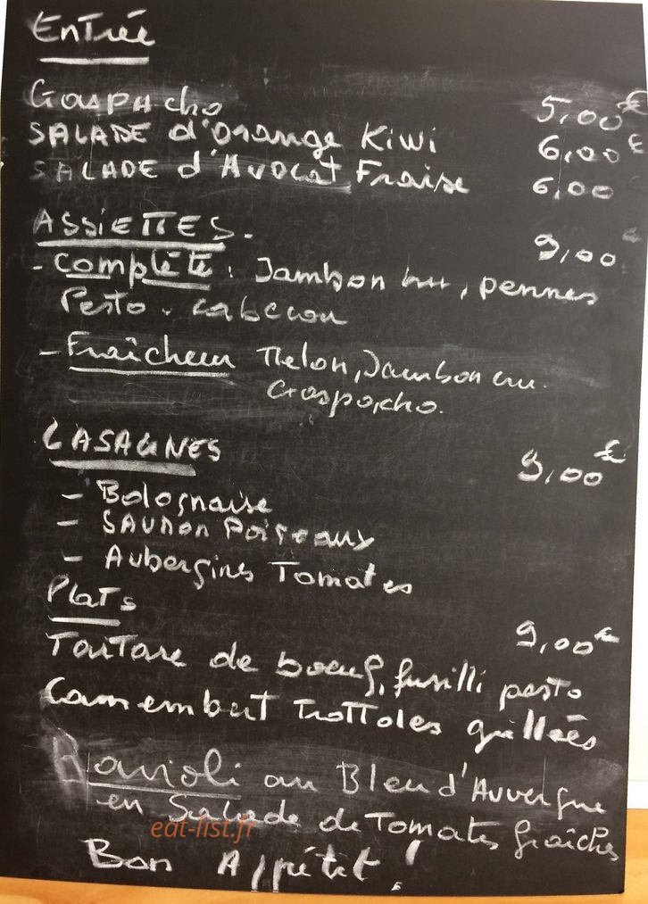 La Raviole — carte page 2