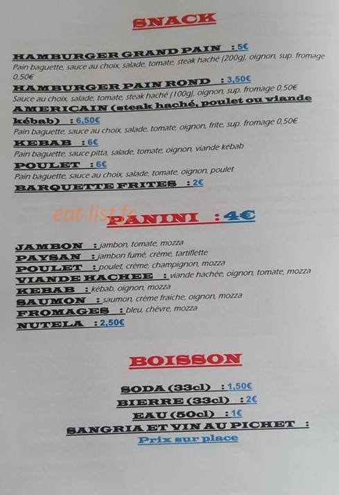 La Trinacria — carte page 3