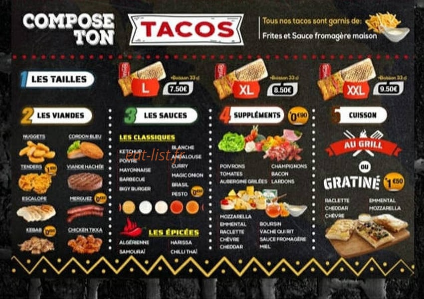 Oven Food — carte page 3