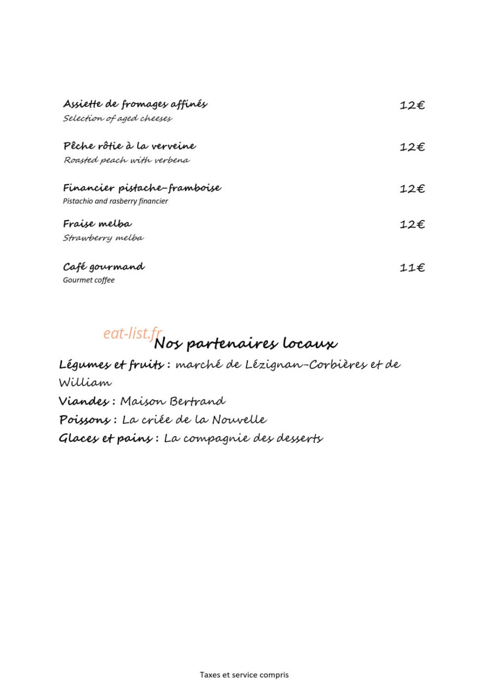 La Touketa — carte page 3
