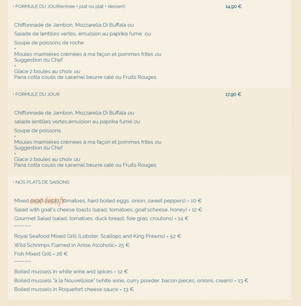 Hôtel Mediterranée — carte page 2