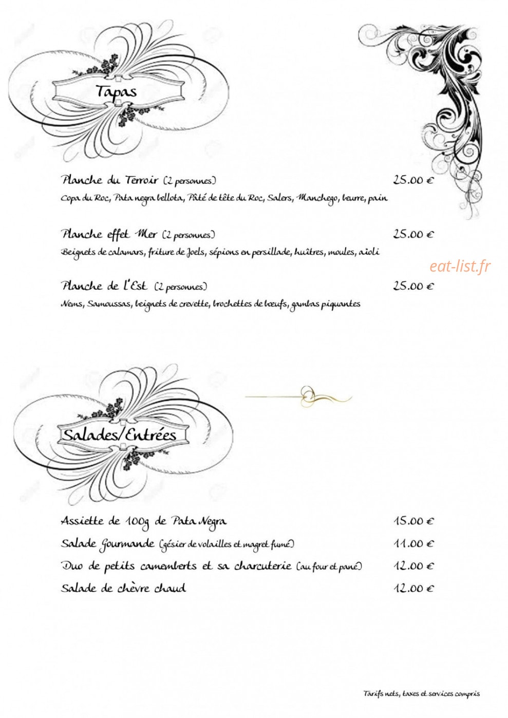 L'Adresse — carte page 4