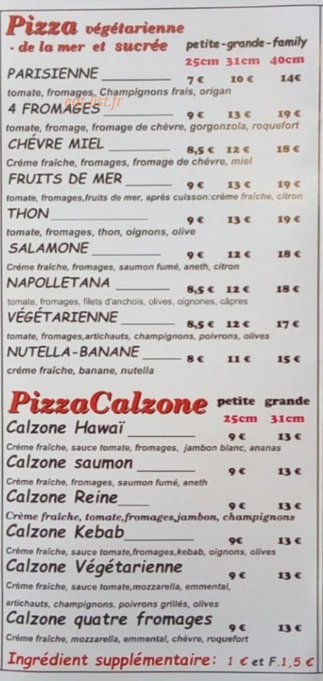 La Casa — carte page 3