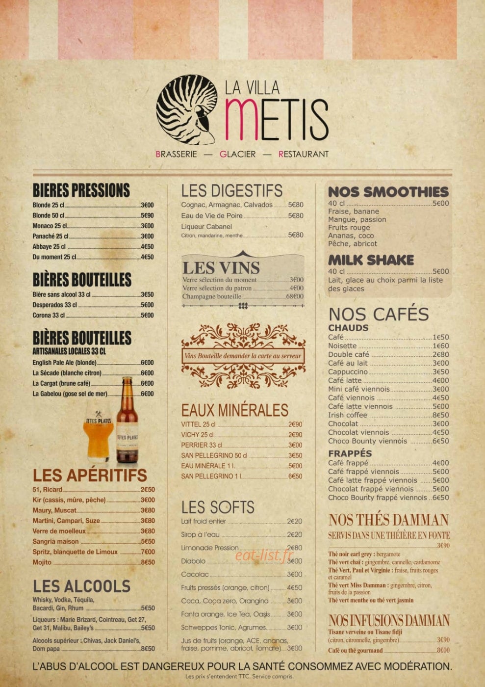 La Villa Métis — carte page 2
