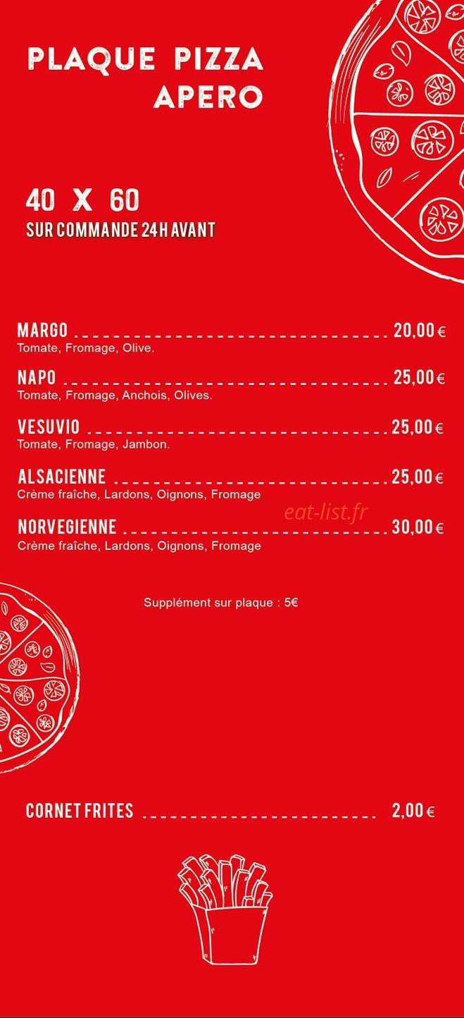 Port Pizza — carte page 3