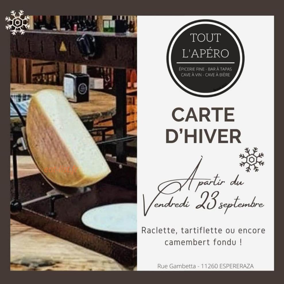Tout l'Apéro — carte page 1