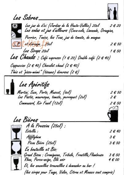Cafedefa — carte page 2