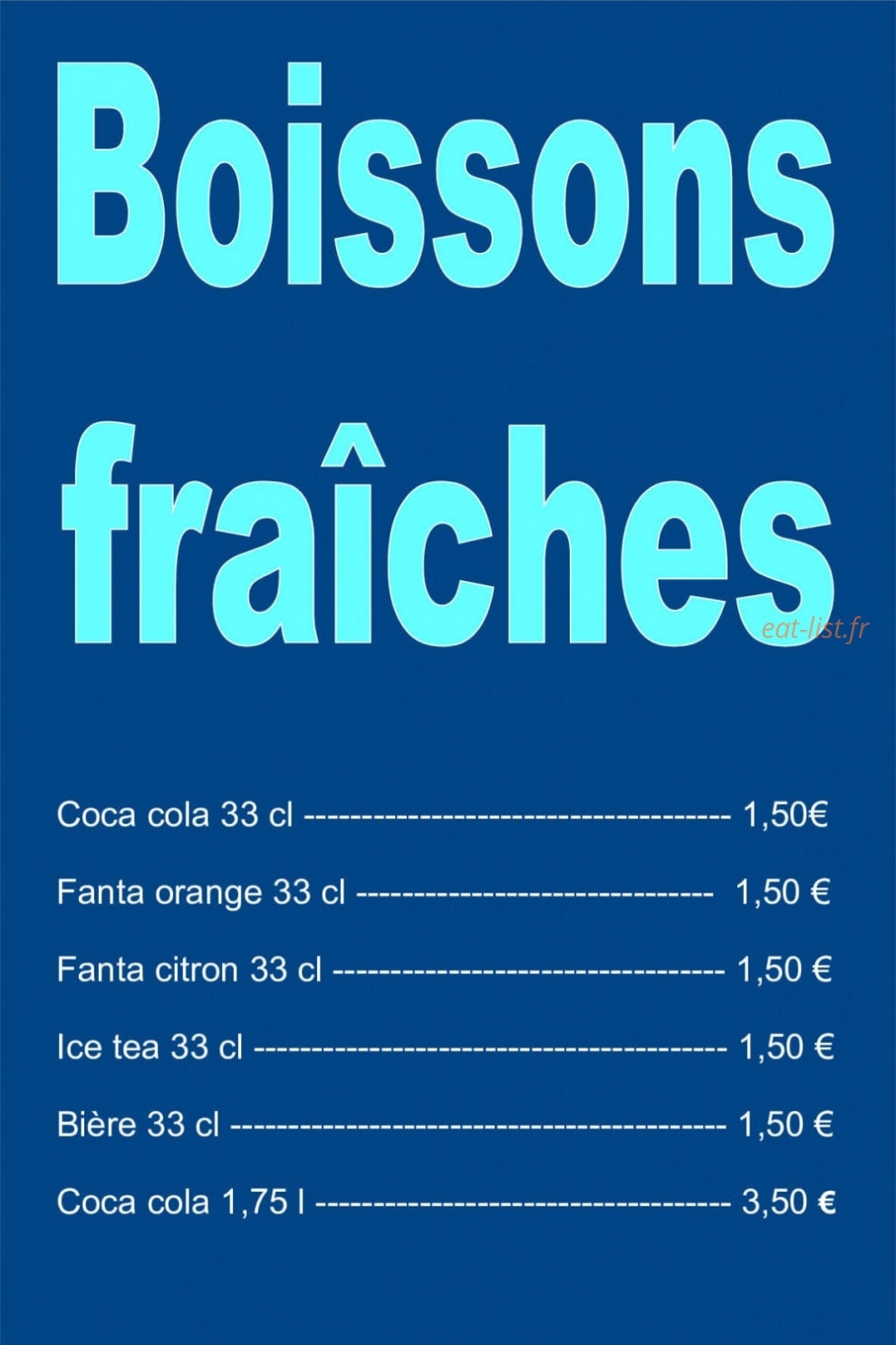 Pizzeria la 33 — carte page 4