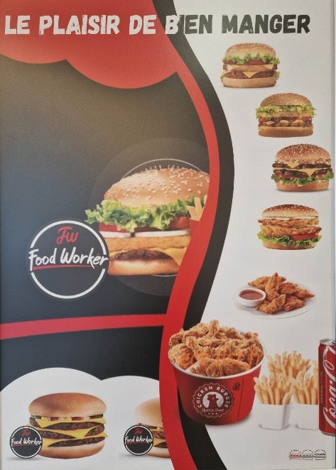 Food Worker — carte page 1