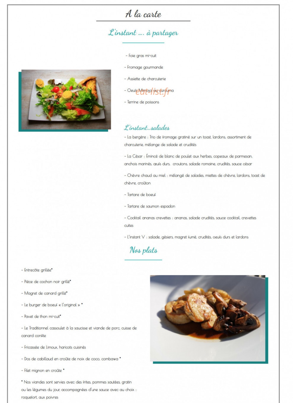 L'instant V — carte page 1