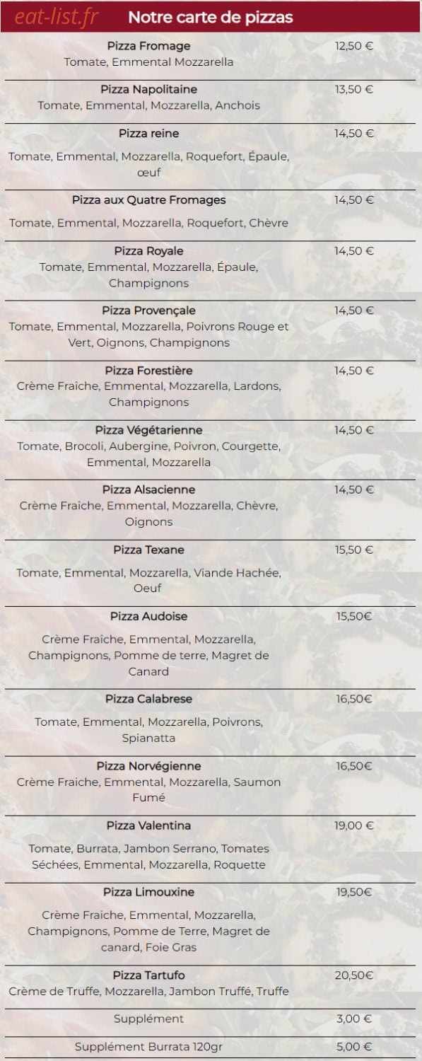 Le Grand Café — carte page 3