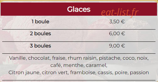Le Grand Café — carte page 7