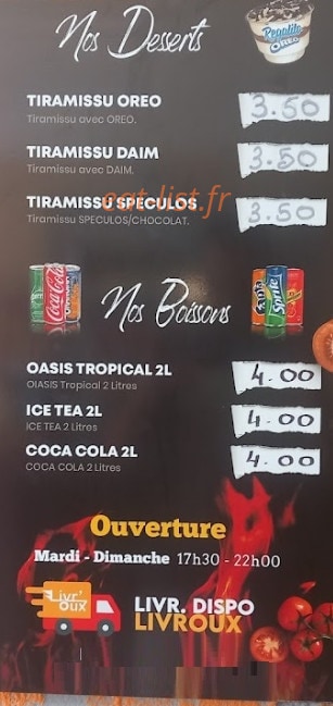 Snack Y-C — carte page 5