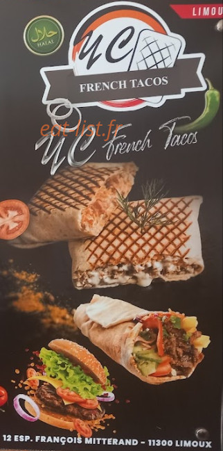 Snack Y-C — carte page 1