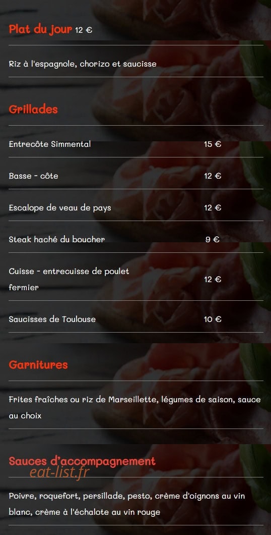 Le Nidtable — carte page 2